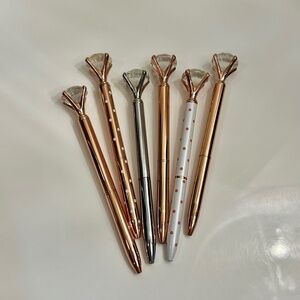 Rose Gold Diamond Top Pens